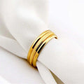 Fashion Minimalist 3 Pcs/set Stainless Steel Sandblasting Ring Set Eternity Band Rings