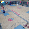 Anti-slip Sports Basketball Court Wood Floor Indoor Basketball Flooring Birch Wood