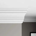 MDF Crown Molding White Gesso Coated Primed Skirting PS Moulding for Ceiling Decoration
