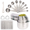 Custom Kitchen Tool Coffee Measuring Cup Stainless Steel Digital Measuring Cups and Spoons Set for Cooking Baking Set