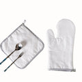 Wholesale Personalized  Polyester Customize Heat Transfer Printing Sublimation Blank Pot Holder Set Blank Kitchen Oven Mitt Set