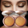 Custom logo Face and Body Makeup Single Color Highlighter Powder Palette with Private Label