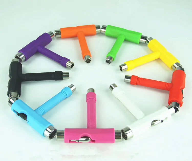 Skateboard T Tool with Custom Logo Low MOQ Mix Color for Longboard Roller Skate Adults ABEC-9 Bearings Durable Ready to Ship