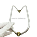 Factory Supply Bag Hardware Accessories 200 and 250mm Metal Aluminum Tubular Bag Frame