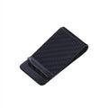 Custom Logo Engraved Brand Black Carbon Fiber Money Clip