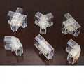 Gneng Fast Plug-In Transparent PC Connectors for the Hexagonal Light and Hexa Grid System Led Tube Light