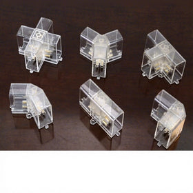 Gneng Fast Plug-In Transparent PC Connectors for the Hexagonal Light and Hexa Grid System Led Tube Light