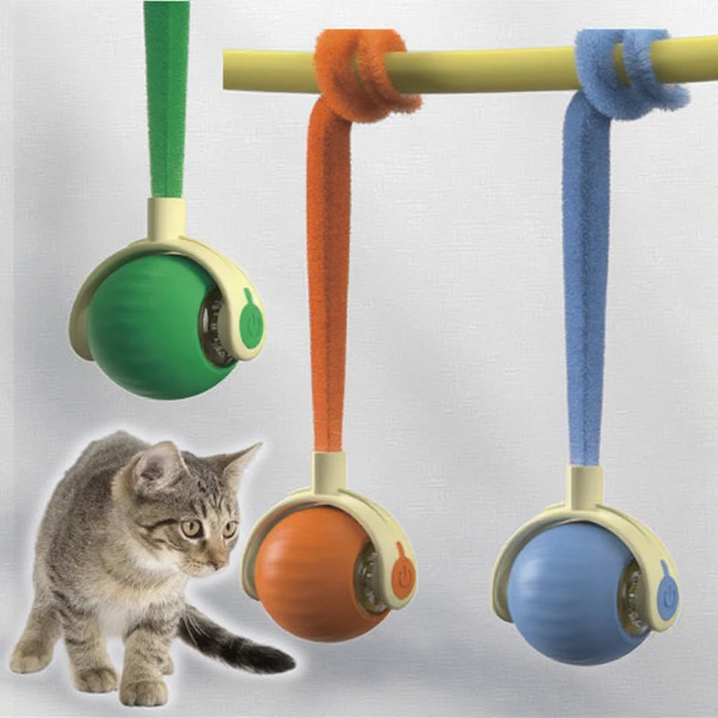 Smart Electric Classic Fashionable Silicone Pet Training Game Automatic Boring Buster Interactive Rolling Ball Toy for Cats Dogs