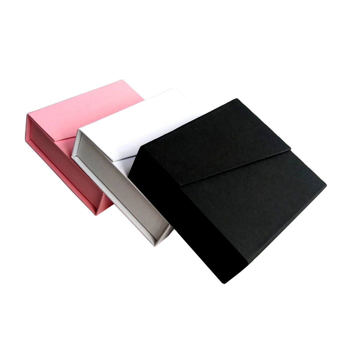 ROGOOD 110*110*35mm Factory Created Pocket Style Cardboard Magnetic Closure Bangle Bracelet Gift Box RGD-P2115