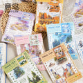 20 Sheets Per Pack Sticker Pack Traveling Film Series INS Landscape Handbook Material Decorative Stickers 6 Models