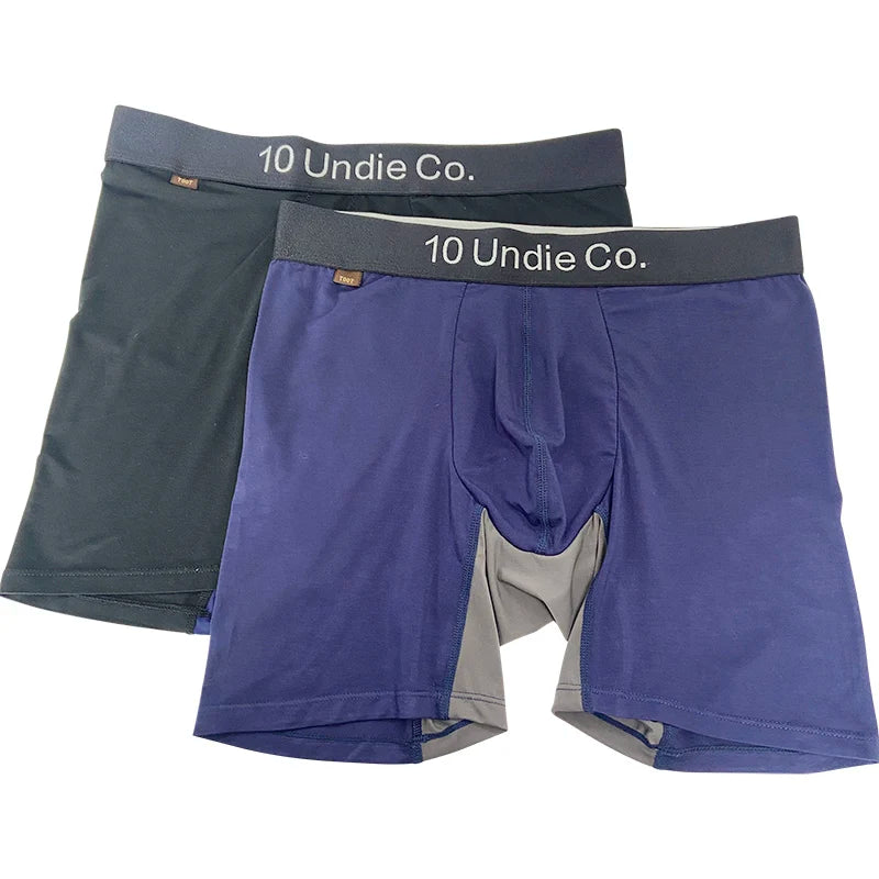 Natural Feelings Boxer Briefs Mens Underwear Men Pack Soft Cotton Open Fly Underwear