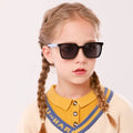 Polarized Fashion Sunglasses 2025 silicone Sunglasses Soft Children Round square Shaped Sunglasses High Quality Shades for Kids