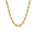 Fashion Jewelry Set 18K Gold Plated Stainless Steel Coffee Bean Chunky Necklace Pig Nose Chain Necklace Bracelet Set YF2466
