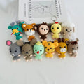 Amigurumi Crochet Animal Kit Toys Handmade Crochet Plush Keychain Charming Amigurumi Needlework Accessory