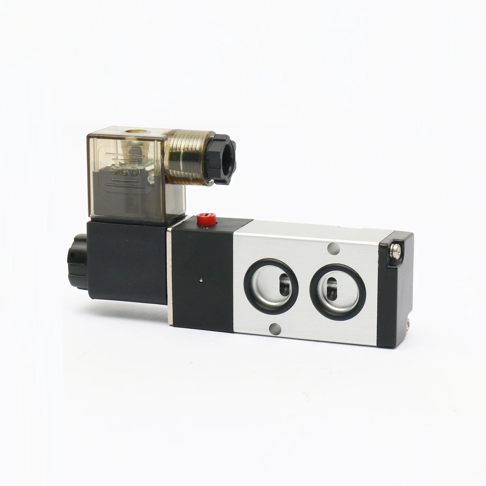 YXPC Aluminum Alloy Single Coil Pneumatic Namur Plate 220V AC380V 1/4 Inch 5/2 Way Air Solenoid Valve