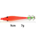 Soft Fishing Lure Hot Sale 9cm 7g Squid Hook Jigs Wood Shrimp Octopus Egi Soft Plastic Iscas Artificial Robotic Fishing Lure