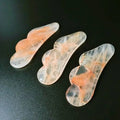2026 Gem Body Yellow Quartz Jade Stone Gua Sha Scraping Massage Board Tool Set Health and Beauty