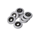 Meixiu Stainless Steel Round Bath Cabinet Roller Wheel Shower Room Accessories Bearing Pulley 19-29mm Made in China