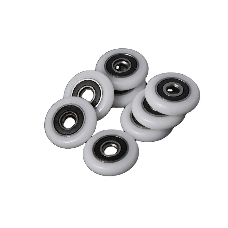 Meixiu Stainless Steel Round Bath Cabinet Roller Wheel Shower Room Accessories Bearing Pulley 19-29mm Made in China