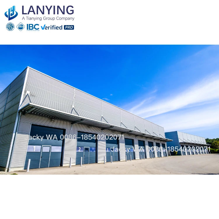 Custom Designed Modern Prefabricated Warehouse Building Detachable Steel Structure 3-Year Mall Gym Workshop Office Building