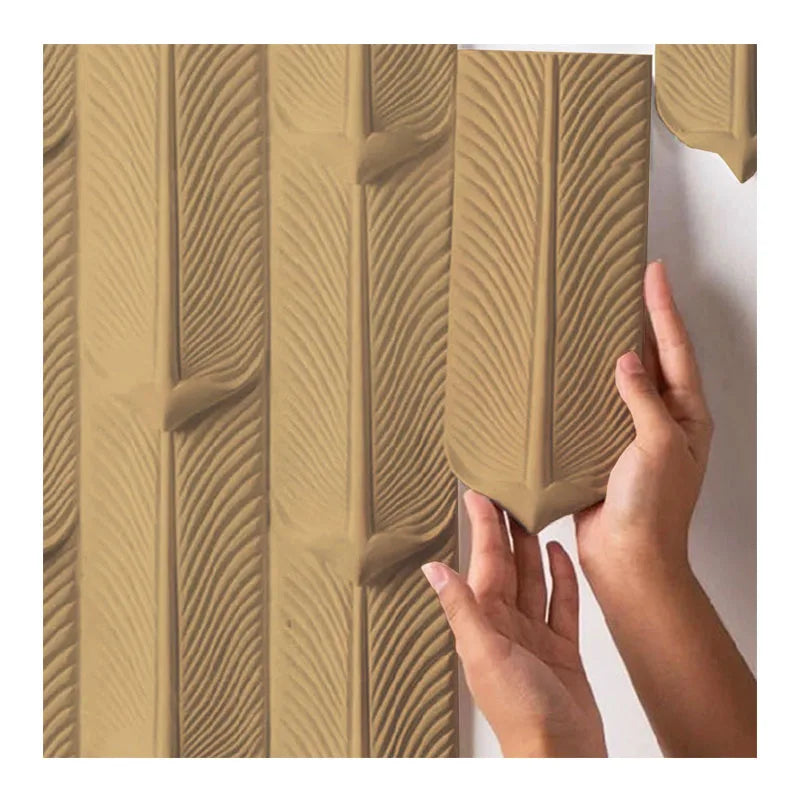 Modern Lightweight 3D PU Artificial Stone Wall Panel Indoor Outdoor Waterproof Design Big Slab Marble Villas Quartz Stone Cement