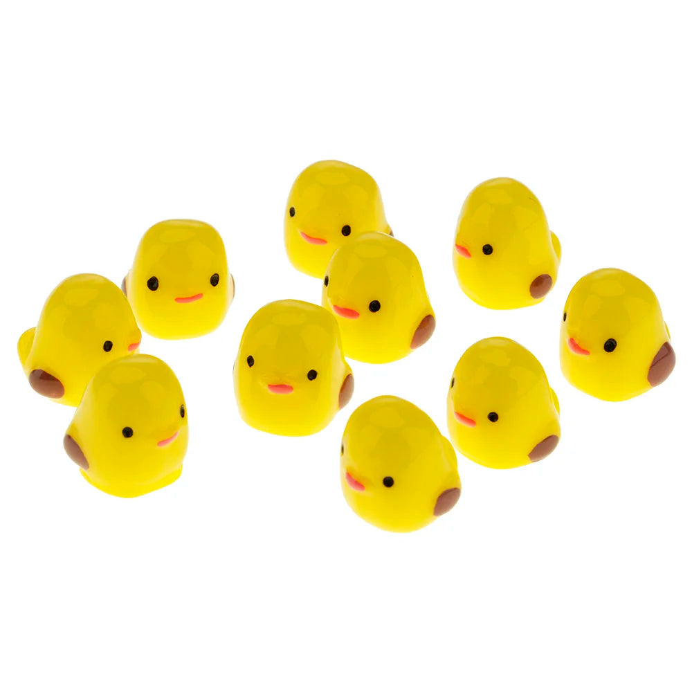 Cute  Mini Yellow Chick  Resin MIniature Fairy Garden  Micro Landscape Decoration Cartoon Resin Craft Succulent Accessories