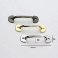 Stock Supply Box Accessories 60 X 16mm Length Metal Handle for Jewelry Box