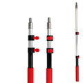 For Extentool 18FT Aluminum Adjustable Telescopic Pole Retractable Extension Pole Clamp Extendable Retractable Poles