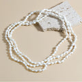 Long Shell Chain Necklace for Women Summer Chokers Multilayer Conch Necklace Tropical Sand Beach Jewelry Wholesale