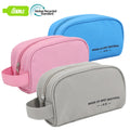 GRS Recycled Portable Makeup Toiletry Zipper Bag Travel RPET Accessories Cosmetic Skincare Organizer Gift Bag Logo Customizable