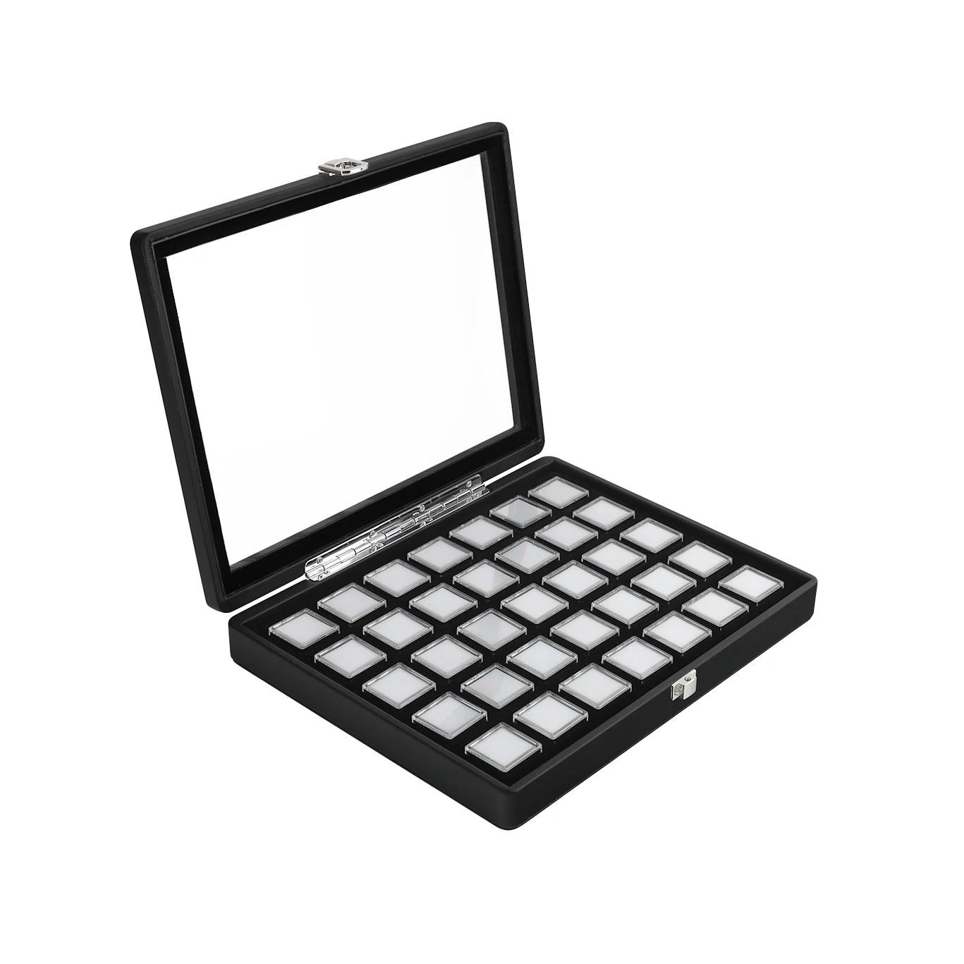 DK21654-35W DiKaiTools Custom Elevate Your Gemstone Collection Lockable Wooden Display Case with Open Window