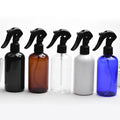 8 oz  Brown Plastic Bottle  boston Round  Black Trigger Sprayer Room Fine Mist Spray Bottle