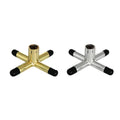 White/golden Color Billiard Rest Cross Cue Head for Billiard Pool Snooker Cue Stick MegaBDM