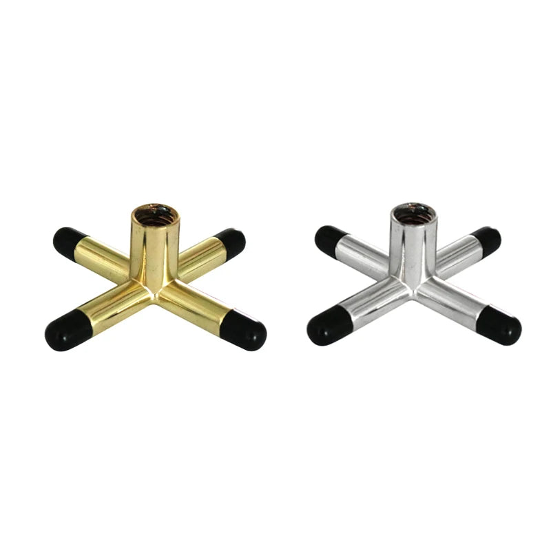 White/golden Color Billiard Rest Cross Cue Head for Billiard Pool Snooker Cue Stick MegaBDM