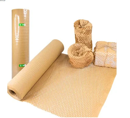 Factory Price Perforated Honeycomb Paper Rapid Packaging Eco Friendly Honeycomb Paper Bottle Pack for Wrapping