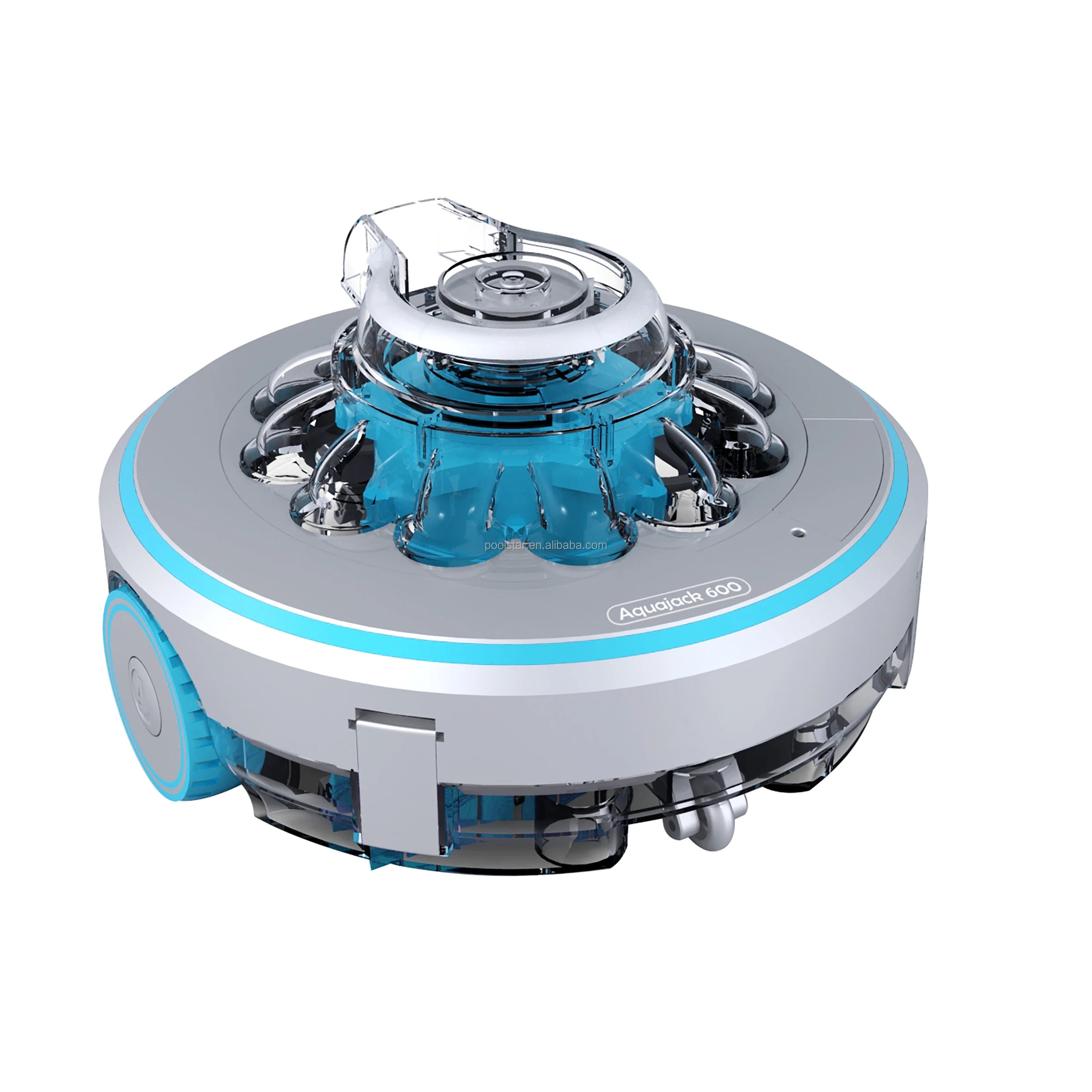 IPX8 Cordless Robotic Pool Cleaner Strong Suction & Automatic Function ABS Material Adults Swimming Pool Accessories Waterproof