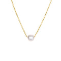 EManco 5MM Pearl Choker Necklace 2021 for Women Fashion Cute Gold Stainless Steel Necklace Couple Gifts Jewelry Collares Collier