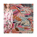 Eco-friendly Professional Supplier Bridal Wedding Floral Style Satin Digital Print Fabric for Wedding Dress
