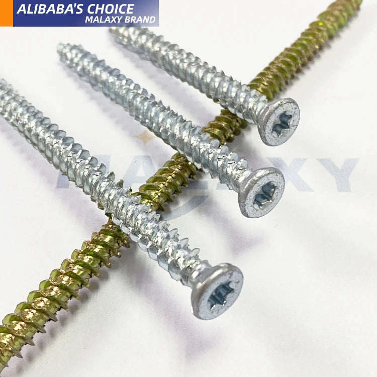 MALAXY Factory Direct Supply Torx Head High Strength Cement Nails Concrete Screws Door Window Frame Screws