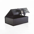 Manufacturers Printing Custom Design Gift Box Packaging Luxury Foldable Magnetic Folding Hair Box Packaging for Wigs with Ribbon