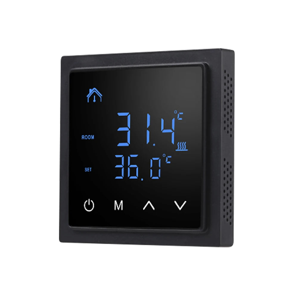 Smart Thermostat 3A16A Floor Heating Temperature Controller With LED Touch Screen Electric Heating Control for Gas Boiler