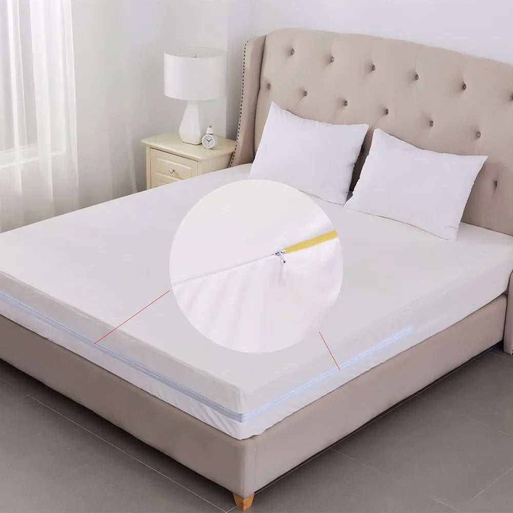 Drap Housse Coton White Cotton Terry Waterproof Mattress Cover Protectors for Hospital Hotel
