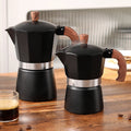 HIGHWIN Wholesale Factory Price Espresso Black Painting Stovetop Aluminum Alloy Portable Coffee Maker Moka Pot
