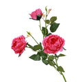 High Quality Real Touch 3 Heads Latex Roses Artificial Rose Flower for Wedding Decoration