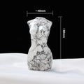 2023 Howlite Goddess Factory Wholesales Natural Healing Stone Crystal Dildos Healing Wand for Sex Goddess Crystal Crafts