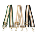 Meetee B-S2165 5cm Golden Stripe Webbing Custom Bag Strap
