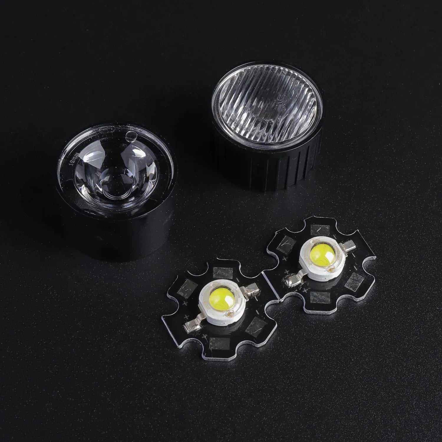 20mm High Power Aspheric Focus LED Lens with PMMA 1W & 3W Plastic Dome