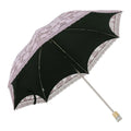 Cheap Lace Embroidery Ladies Wedding Umbrella 2-Fold Lace Black Coating Uv Protection Sun Lace Stick Umbrella