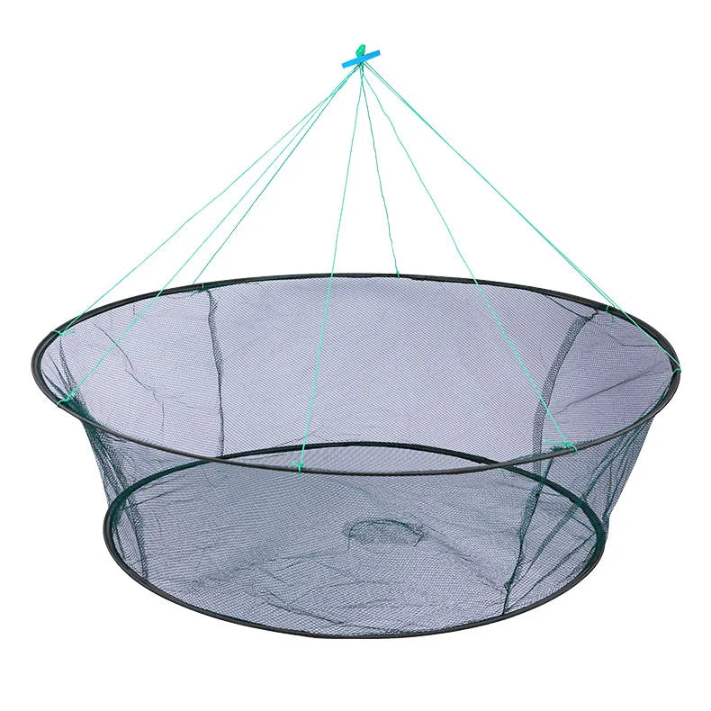 Fishing Nylon Net Crab Trap Freshwater Saltwater Fishing Efficient Catching Crabs Cage Fishing for Fishing Lure
