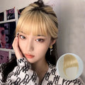 ZP LONGFOR Hot Sale Top Grade Synthetic Hair Natural Style Bangs Straight Fringe Extension for Women
